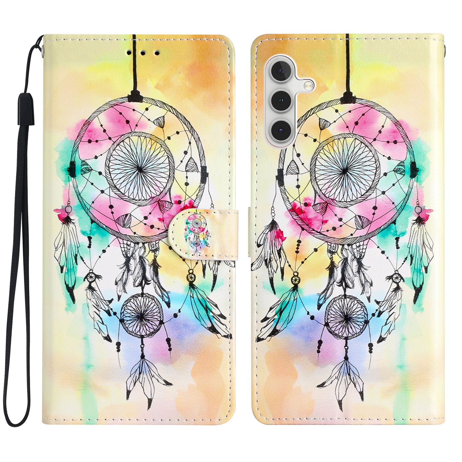 Samsung Galaxy S25 FE Wallet Book Cover Dream Catcher