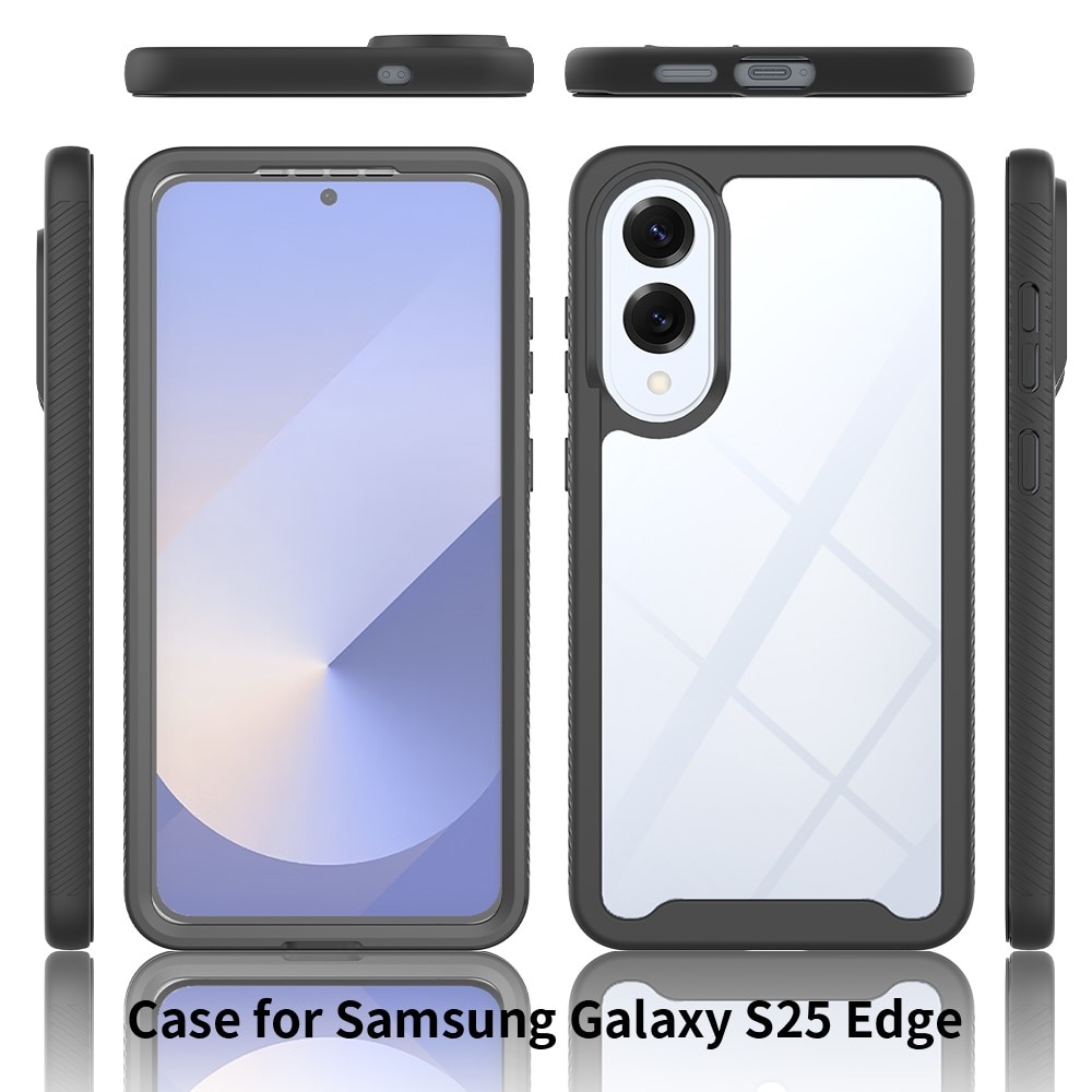 Samsung Galaxy S25 Edge Full Protection Case Black