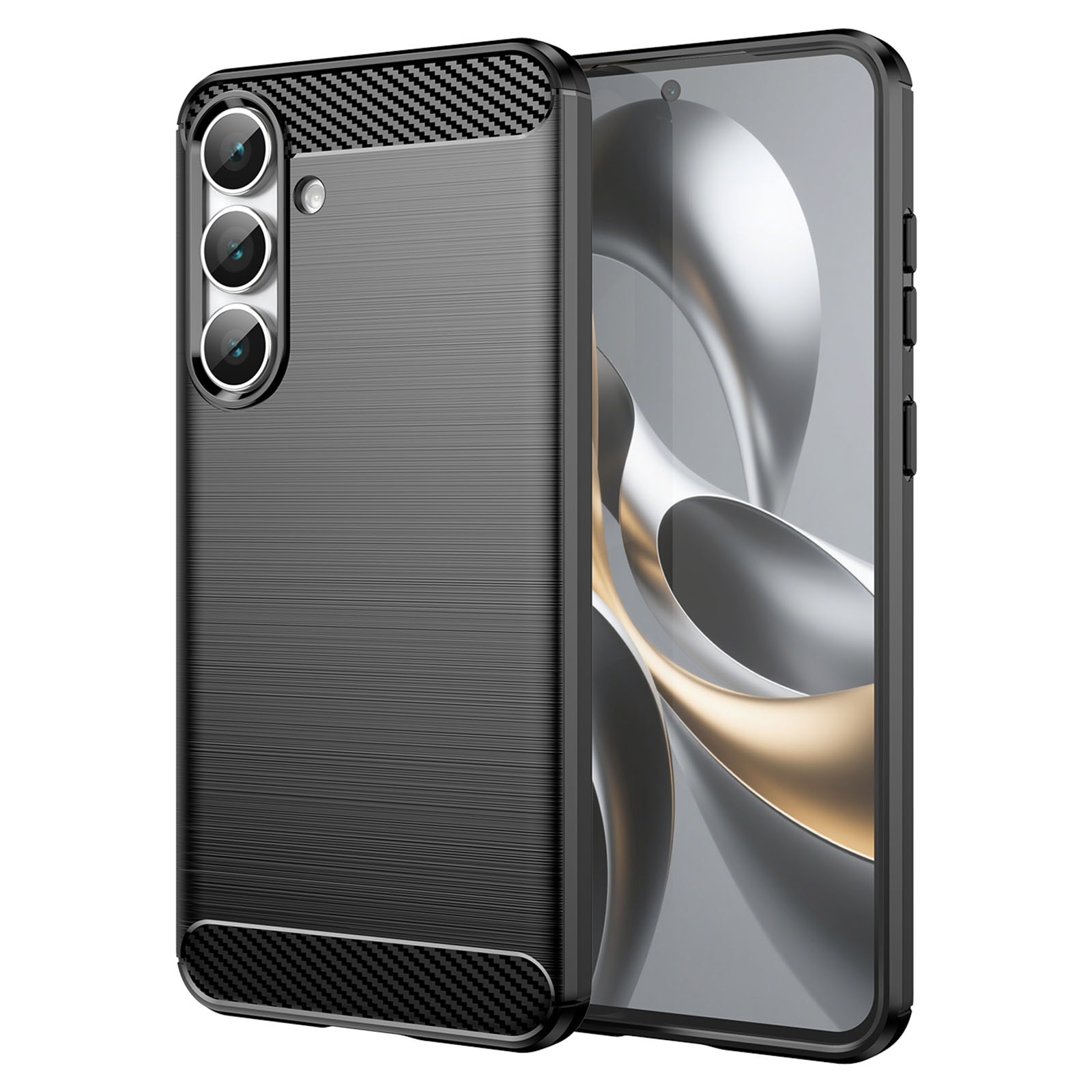 Samsung Galaxy S25 FE Brushed TPU Case Black