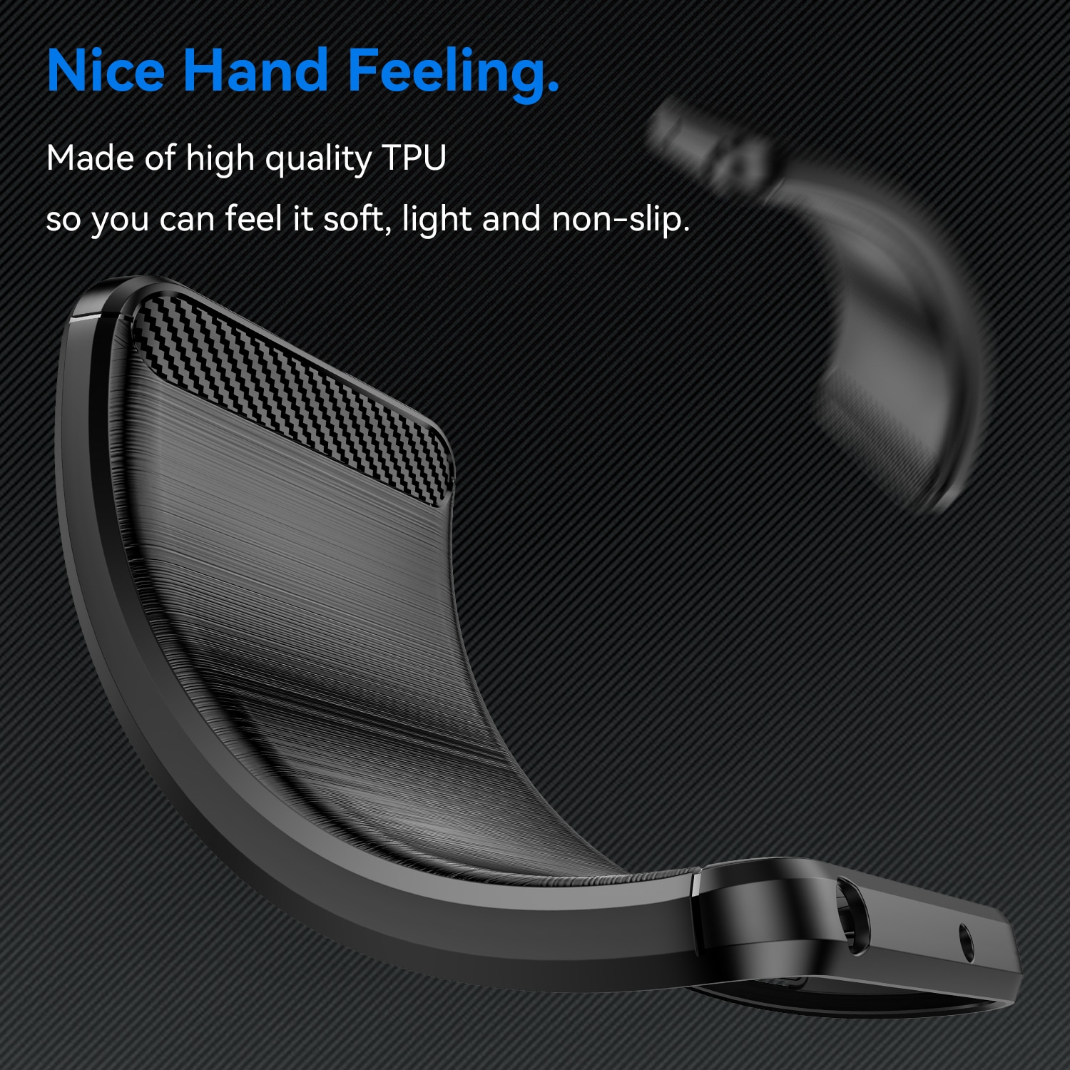 Samsung Galaxy S25 FE Brushed TPU Case Black