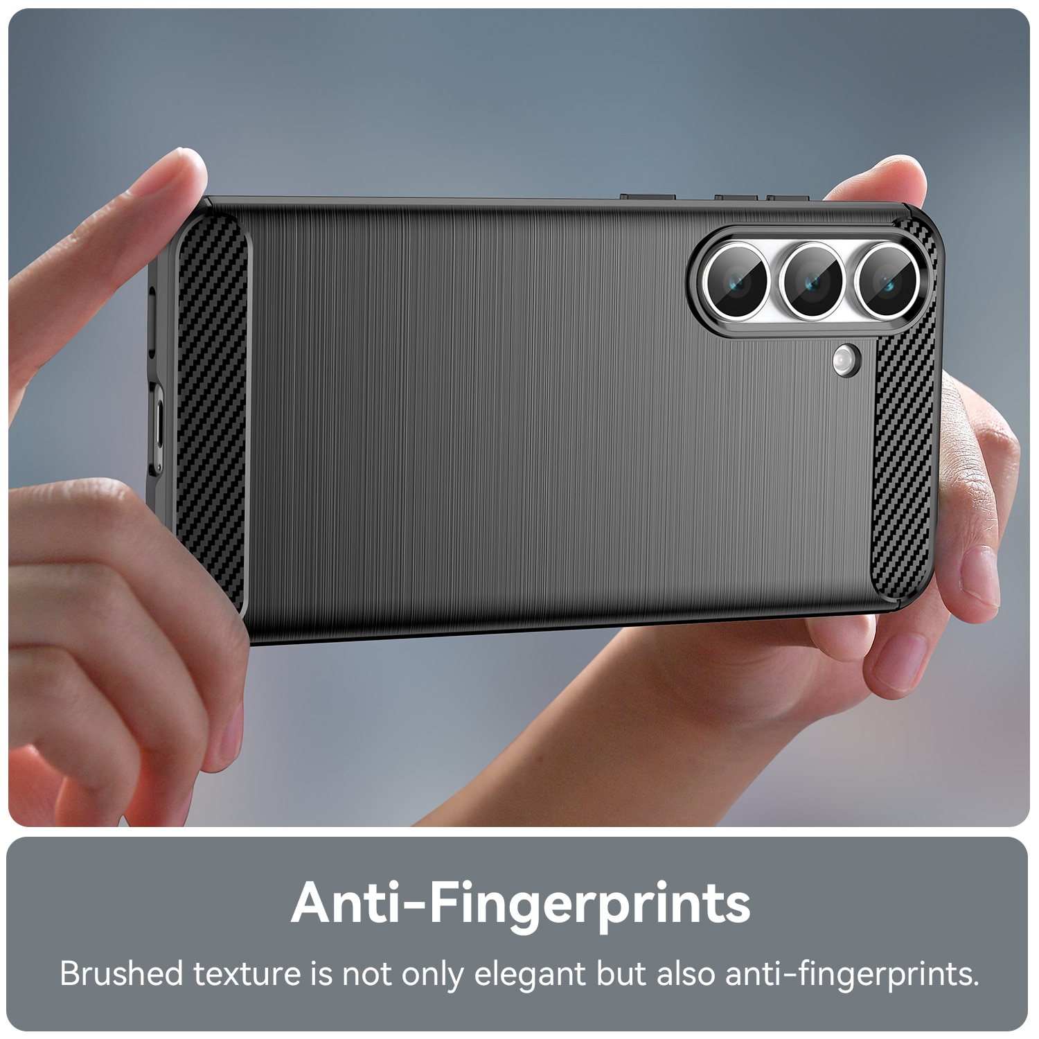Samsung Galaxy S25 FE Brushed TPU Case Black