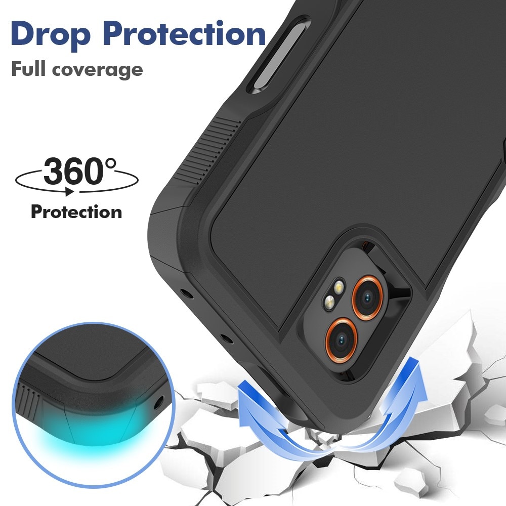 Samsung Galaxy Xcover 7 Pro Off-road Hybrid Case Black