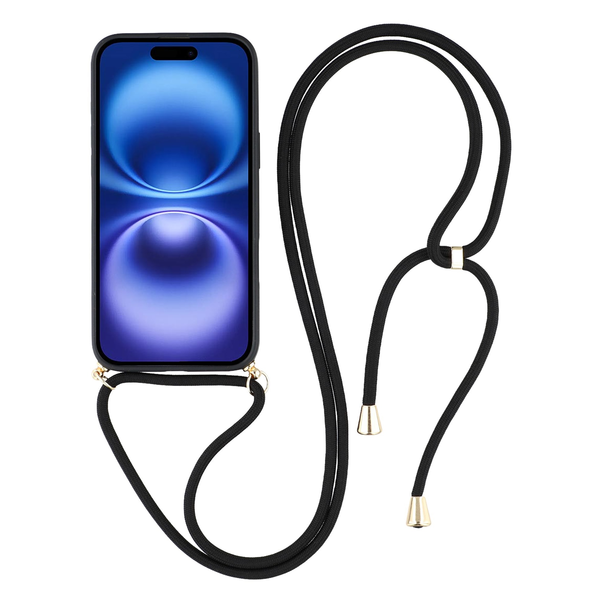 iPhone 17 Cover Neck Strap Black