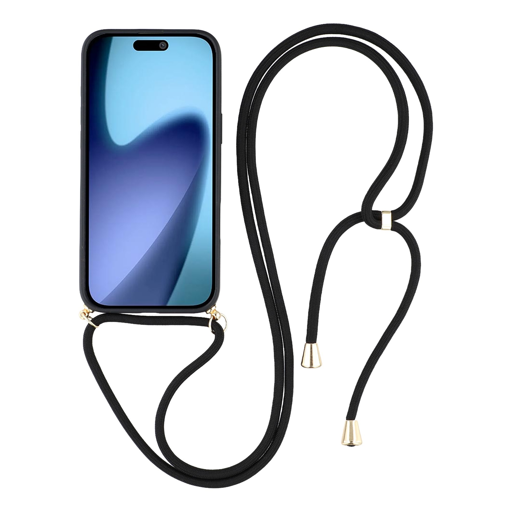 iPhone 17 Pro Max Cover Neck Strap Black