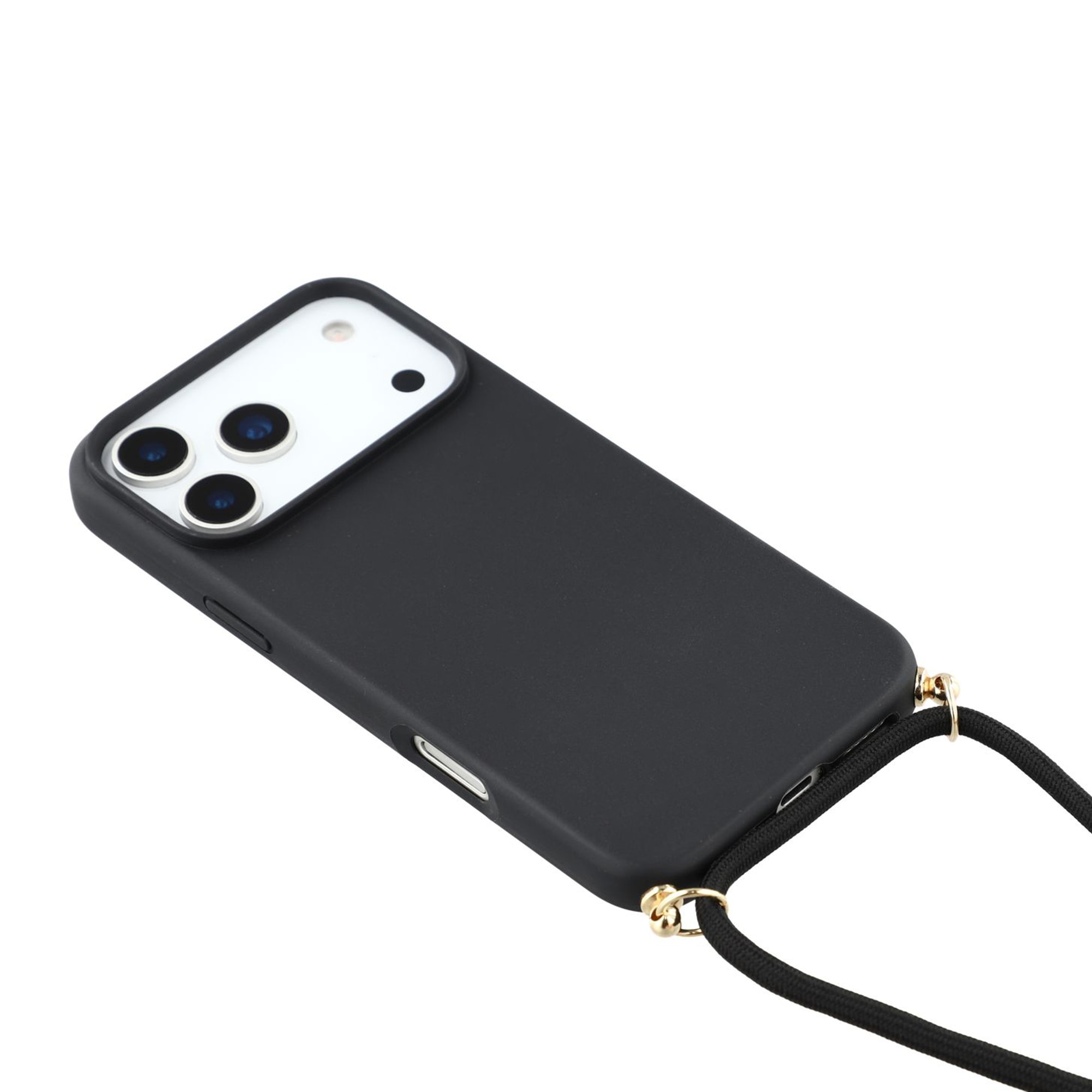 iPhone 17 Pro Max Cover Neck Strap Black
