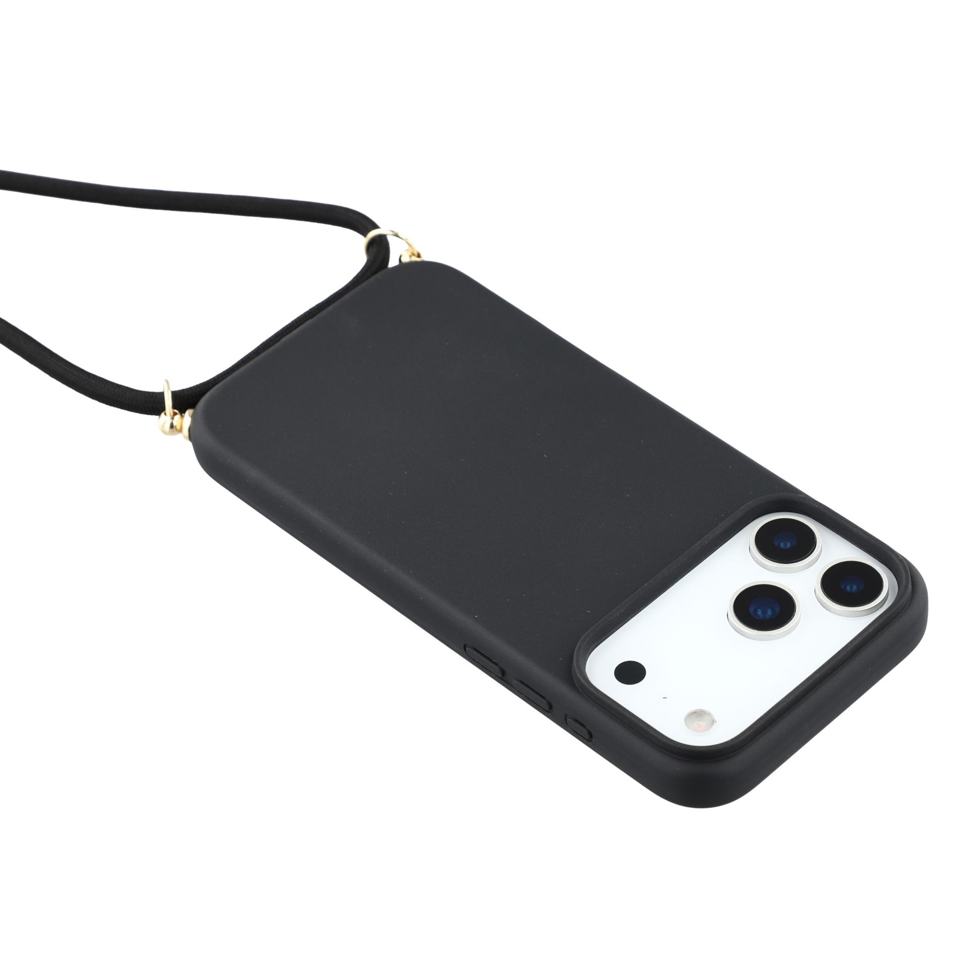 iPhone 17 Pro Max Cover Neck Strap Black