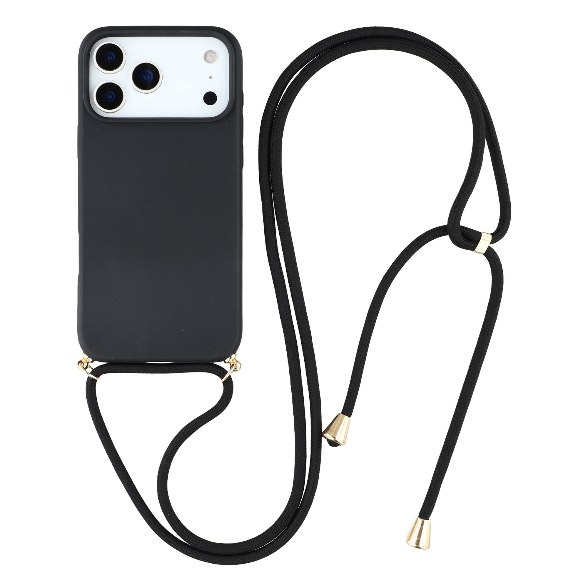 iPhone 17 Pro Cover Neck Strap Black
