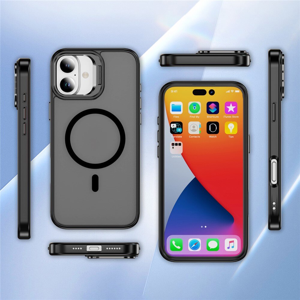 iPhone 17 Hybrid Case Kickstand MagSafe Black