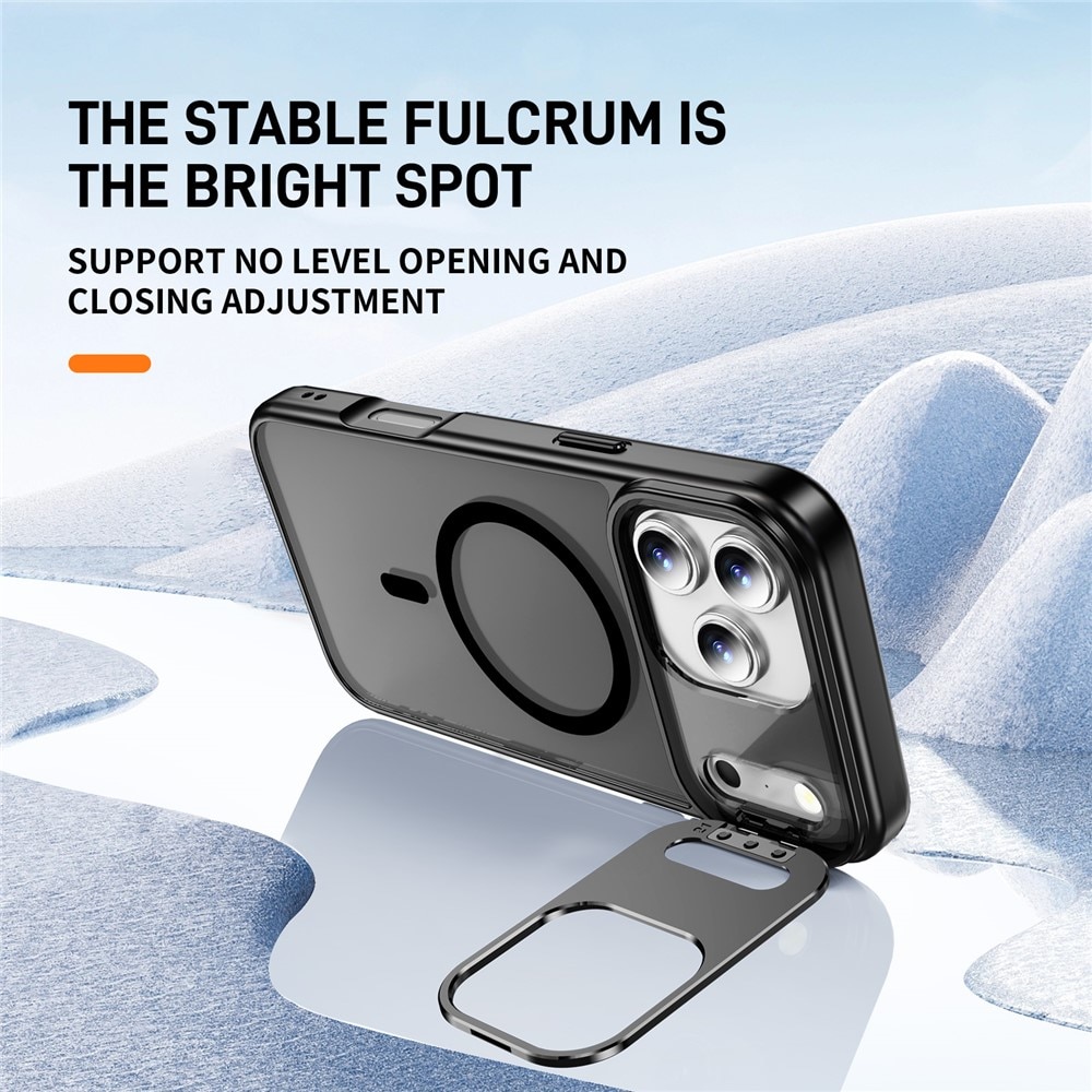 iPhone 17 Pro Hybrid Case Kickstand MagSafe Black