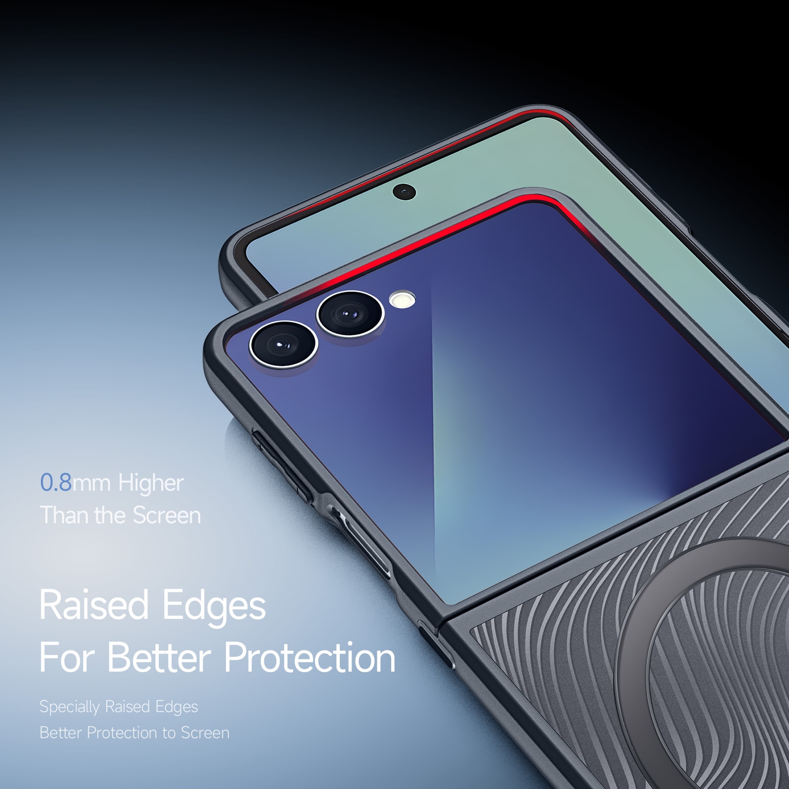 Samsung Galaxy Z Flip 7 Aimo Case Black