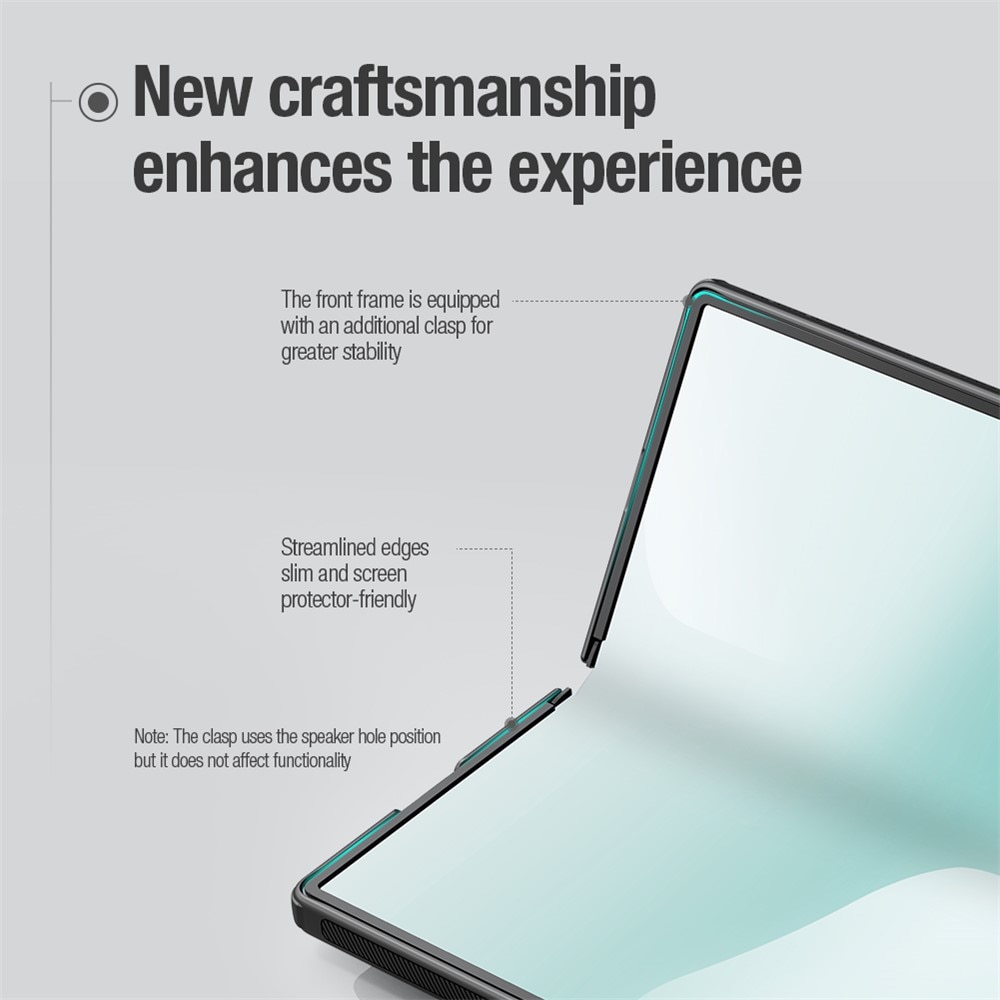 Frosted Shield MagSafe Samsung Galaxy Z Fold 7 Black