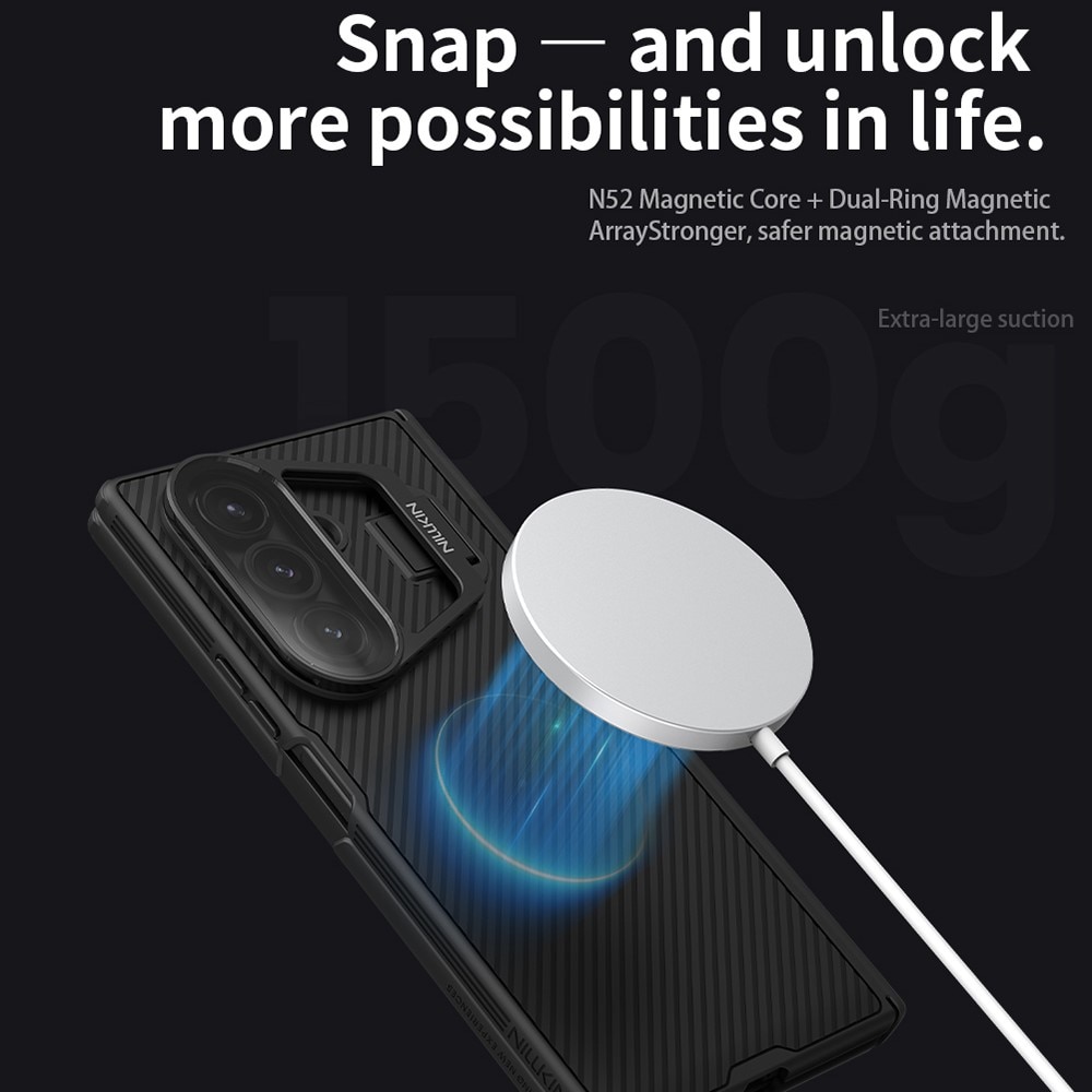 Samsung Galaxy Z Fold 7 CamShield Prop Magnetic Case Black