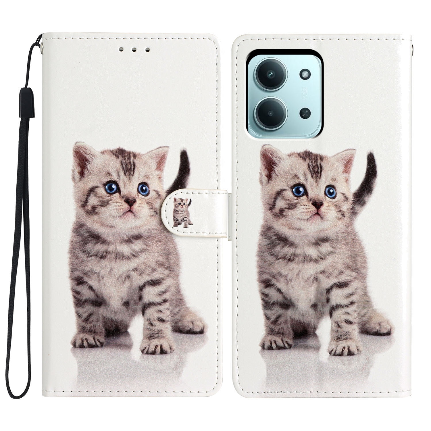 Xiaomi Redmi 15C Wallet Book Cover Kitten