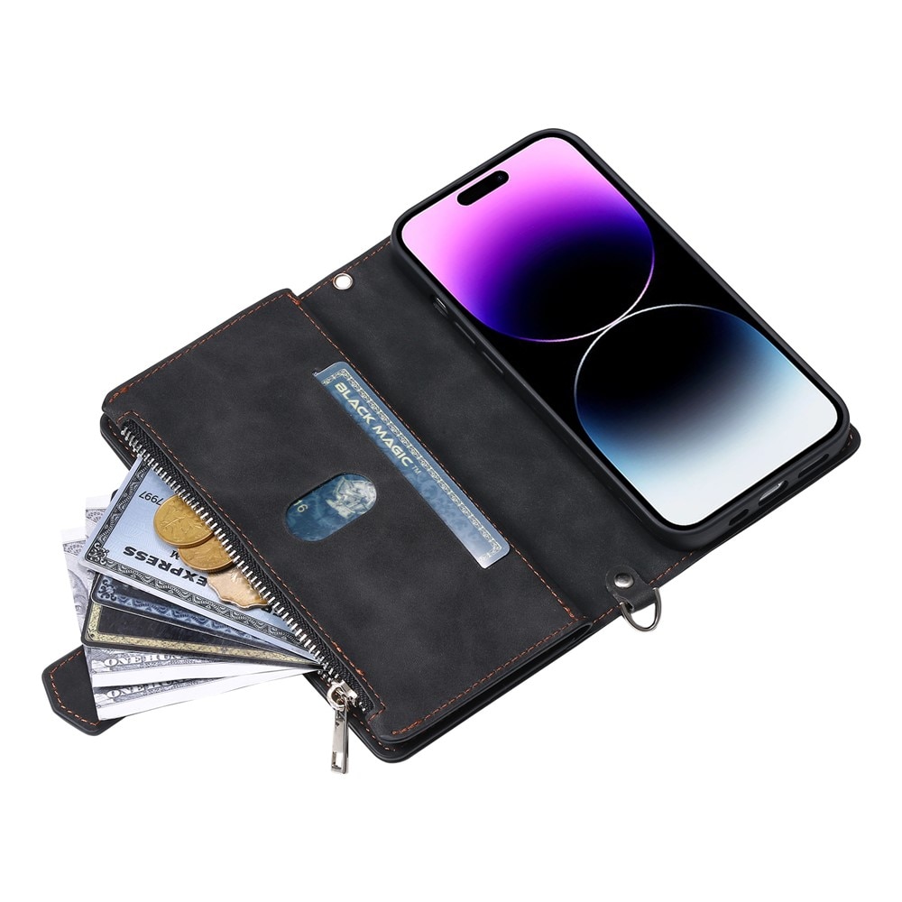 iPhone 17 Wallet/Purse Quilted Black