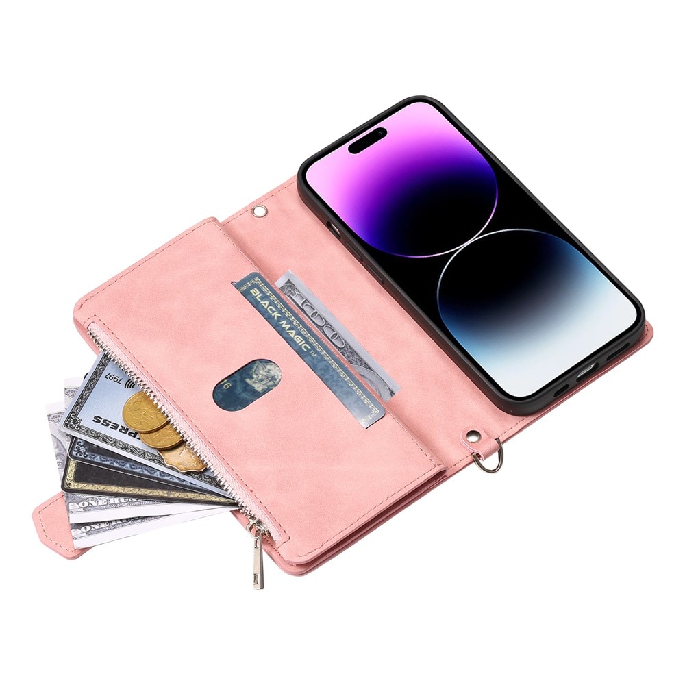 iPhone 17 Wallet/Purse Quilted Pink