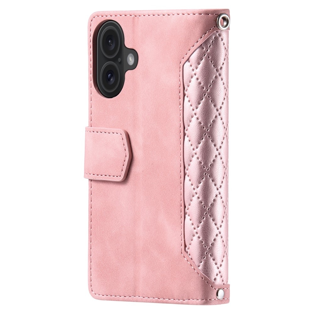 iPhone 17 Wallet/Purse Quilted Pink