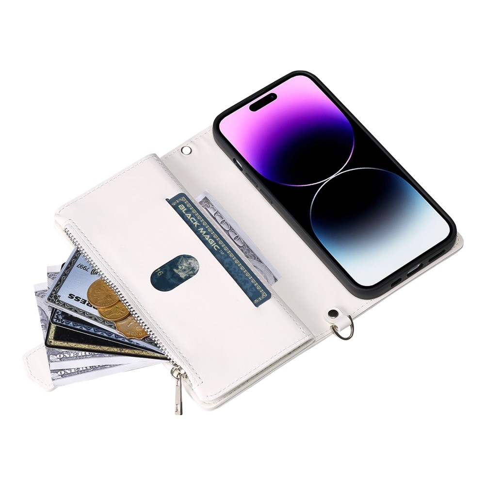 iPhone 17 Wallet/Purse Quilted White