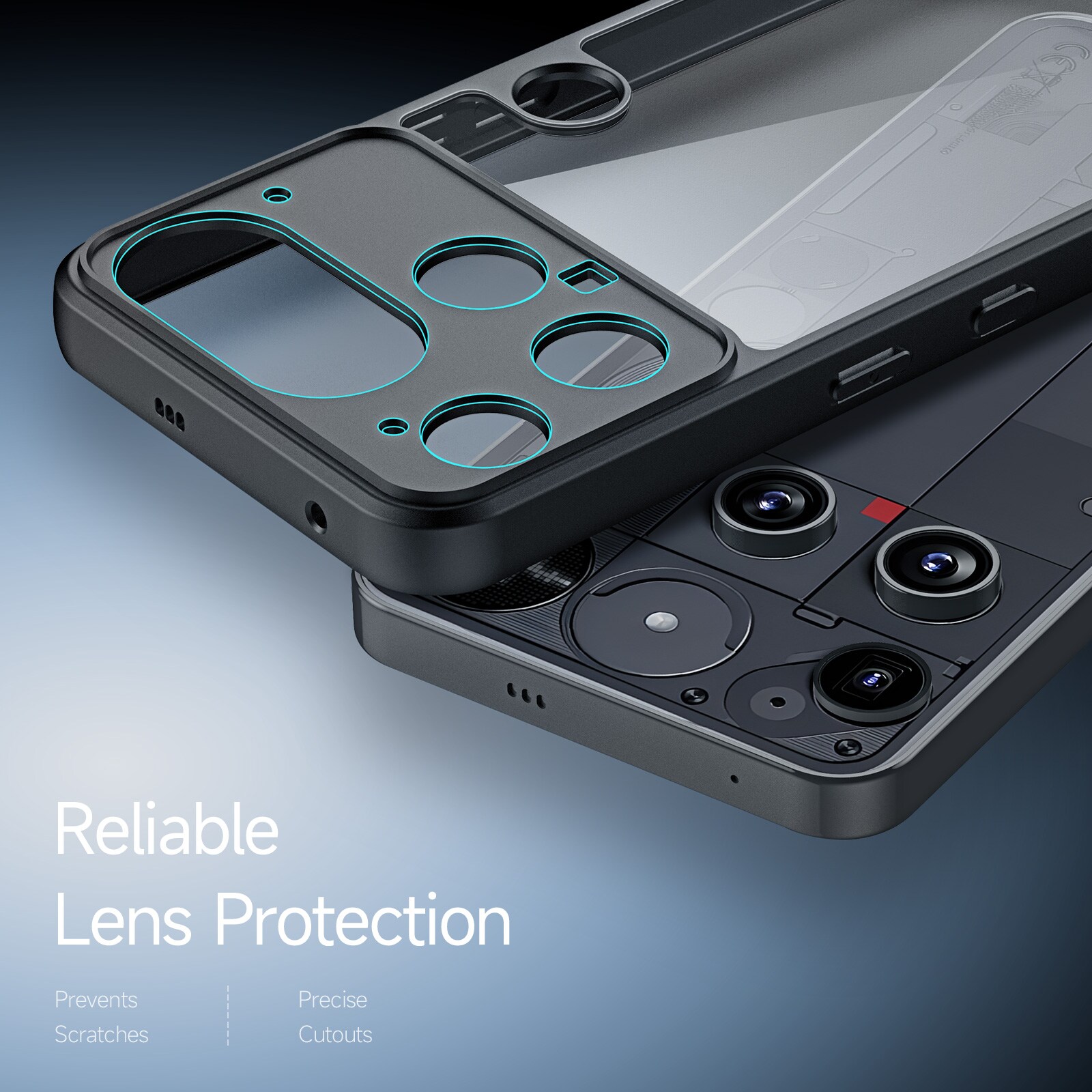 Nothing Phone 3 Aimo Series Case Transparent