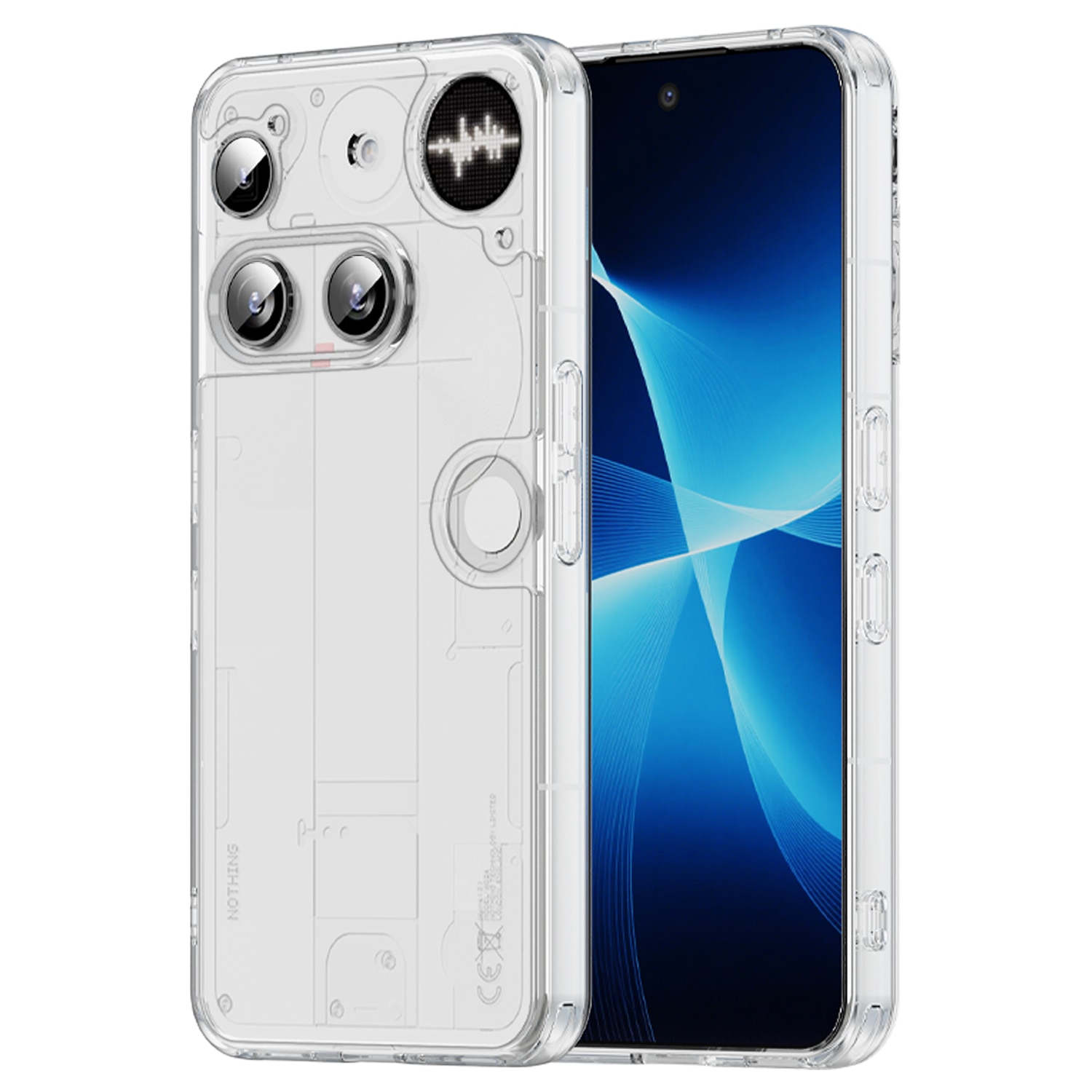 Nothing Phone 3 Hybrid Case Transparent