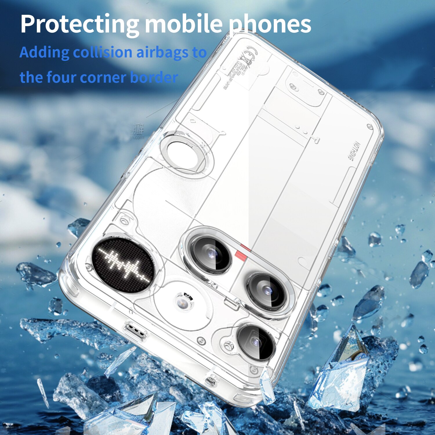 Nothing Phone 3 Hybrid Case Transparent