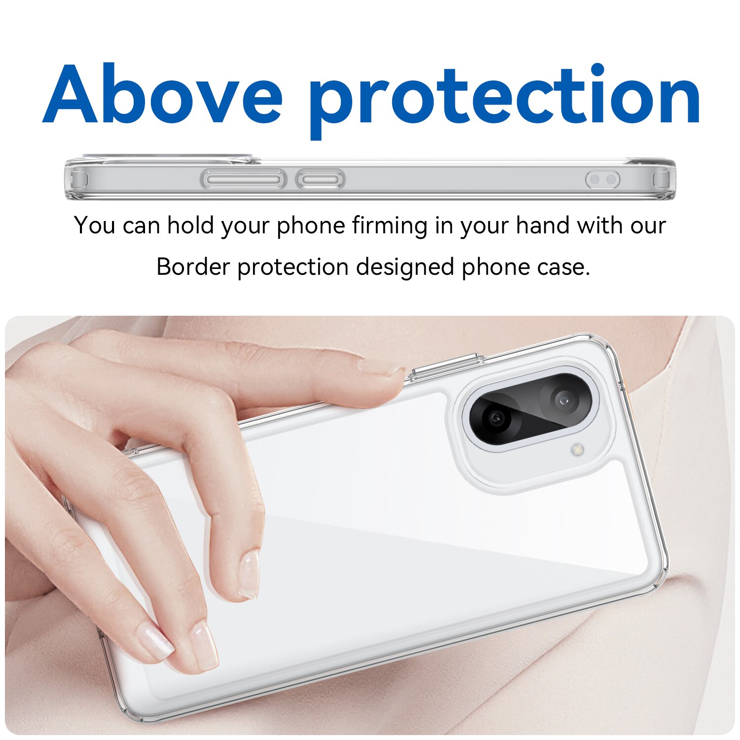  OnePlus Nord CE5 Hybrid Case Transparent