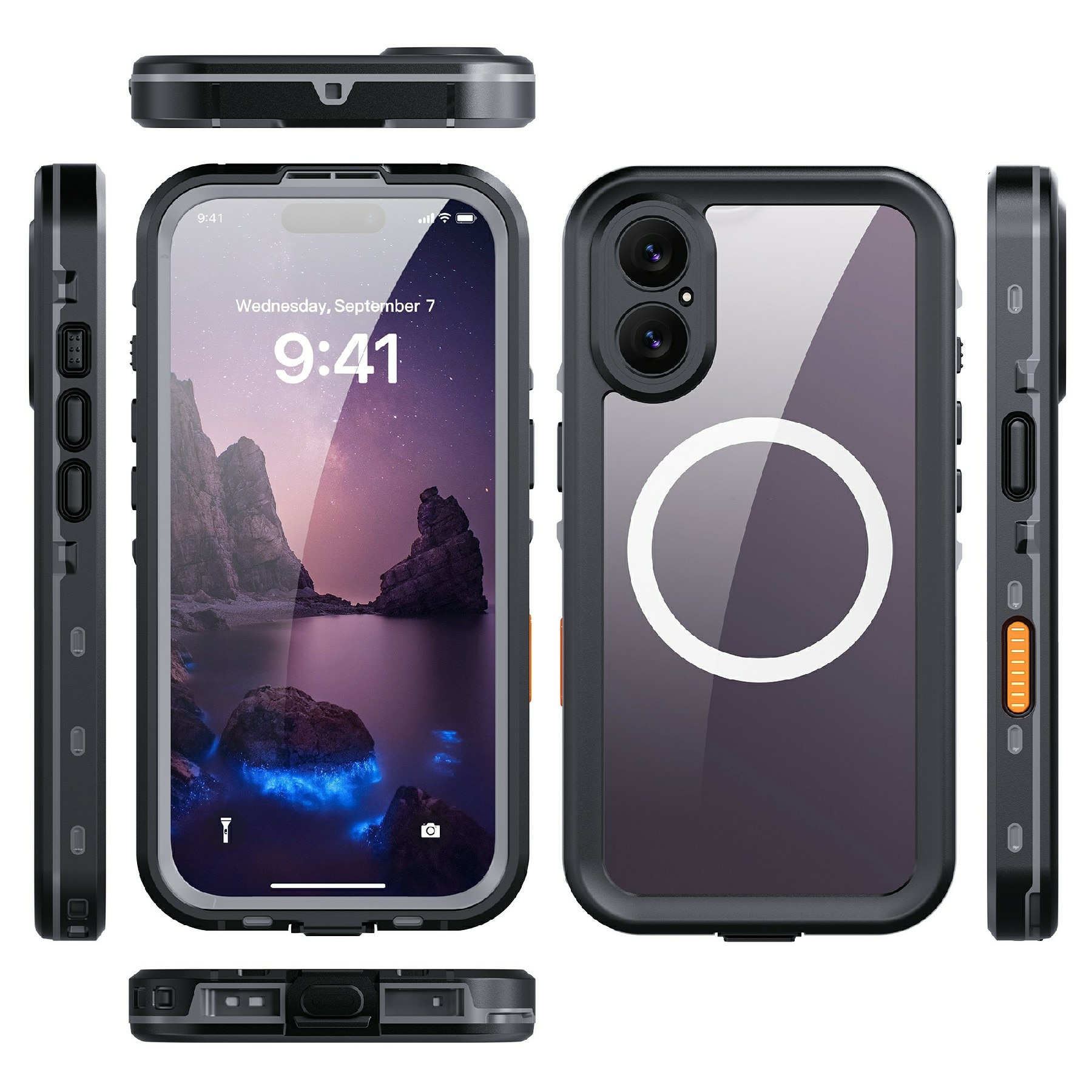 iPhone 17 Waterproof Case Transparent