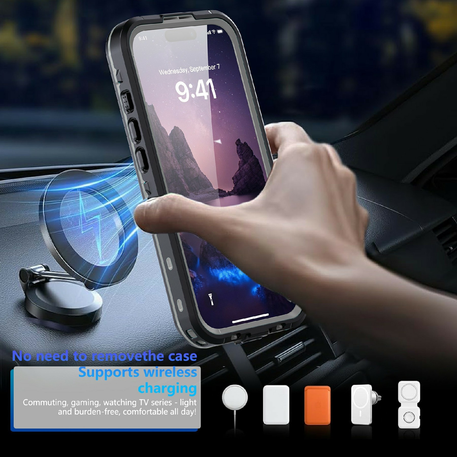 iPhone 17 Waterproof Case Transparent