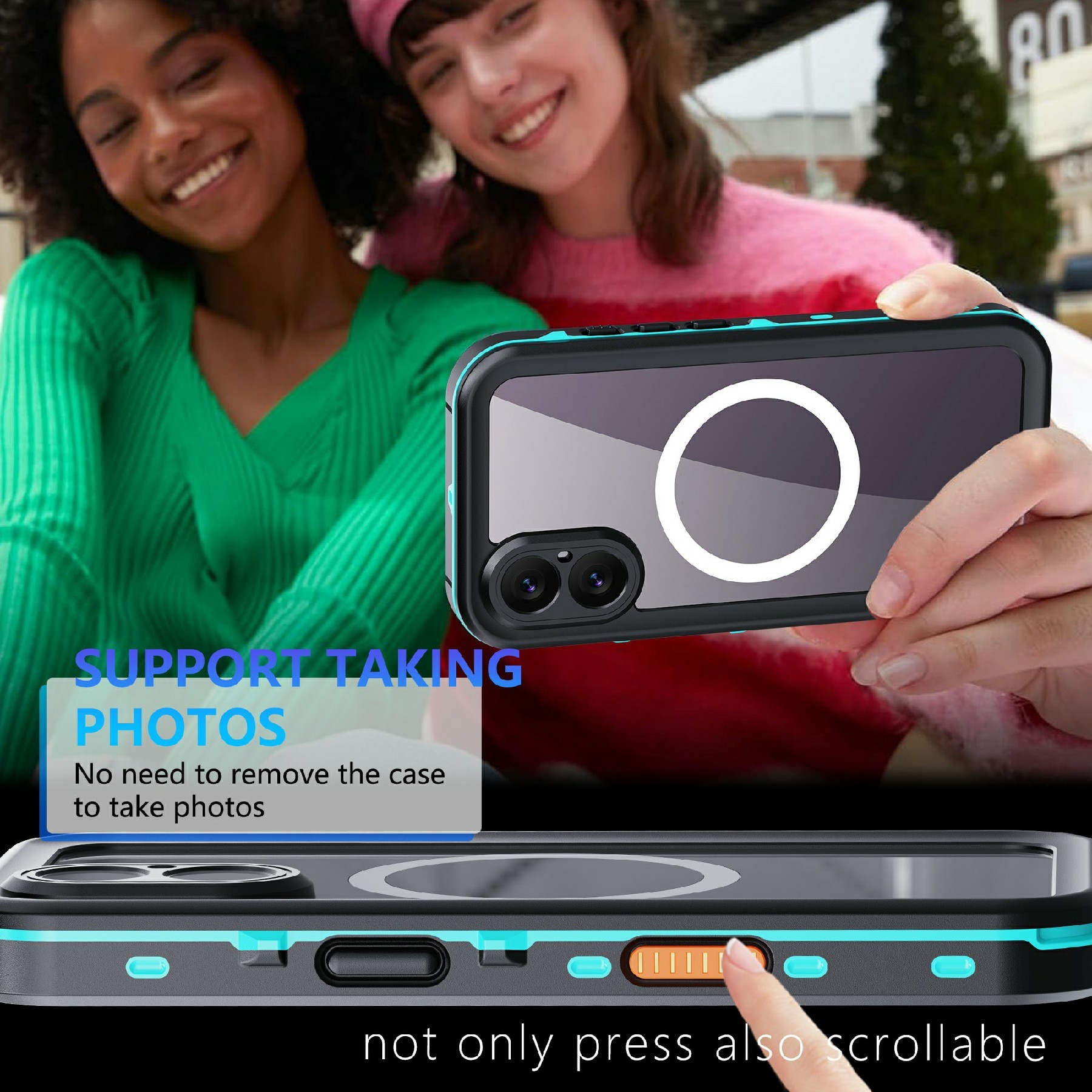 iPhone 17 Waterproof Case Transparent