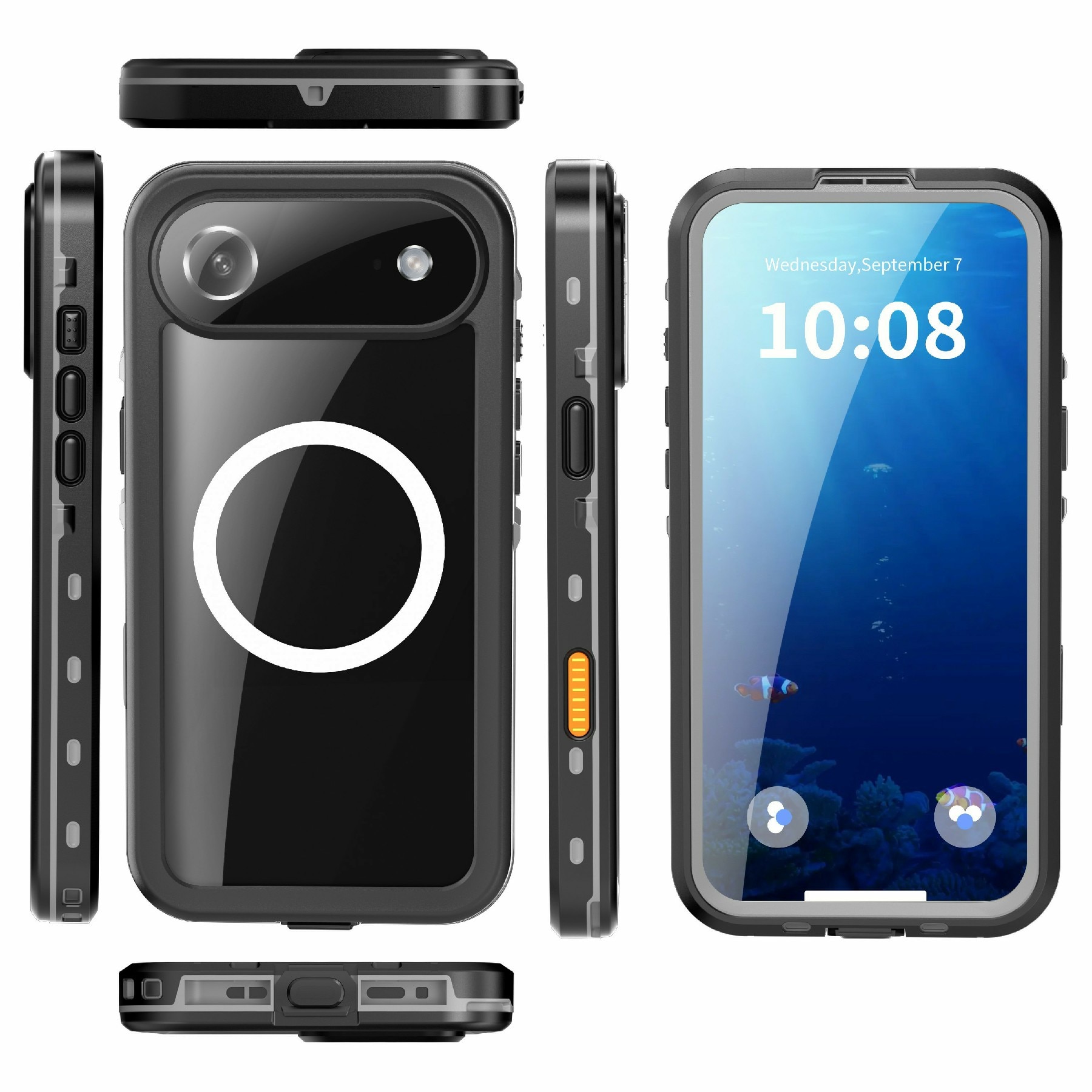 iPhone 17 Air Waterproof Case Transparent