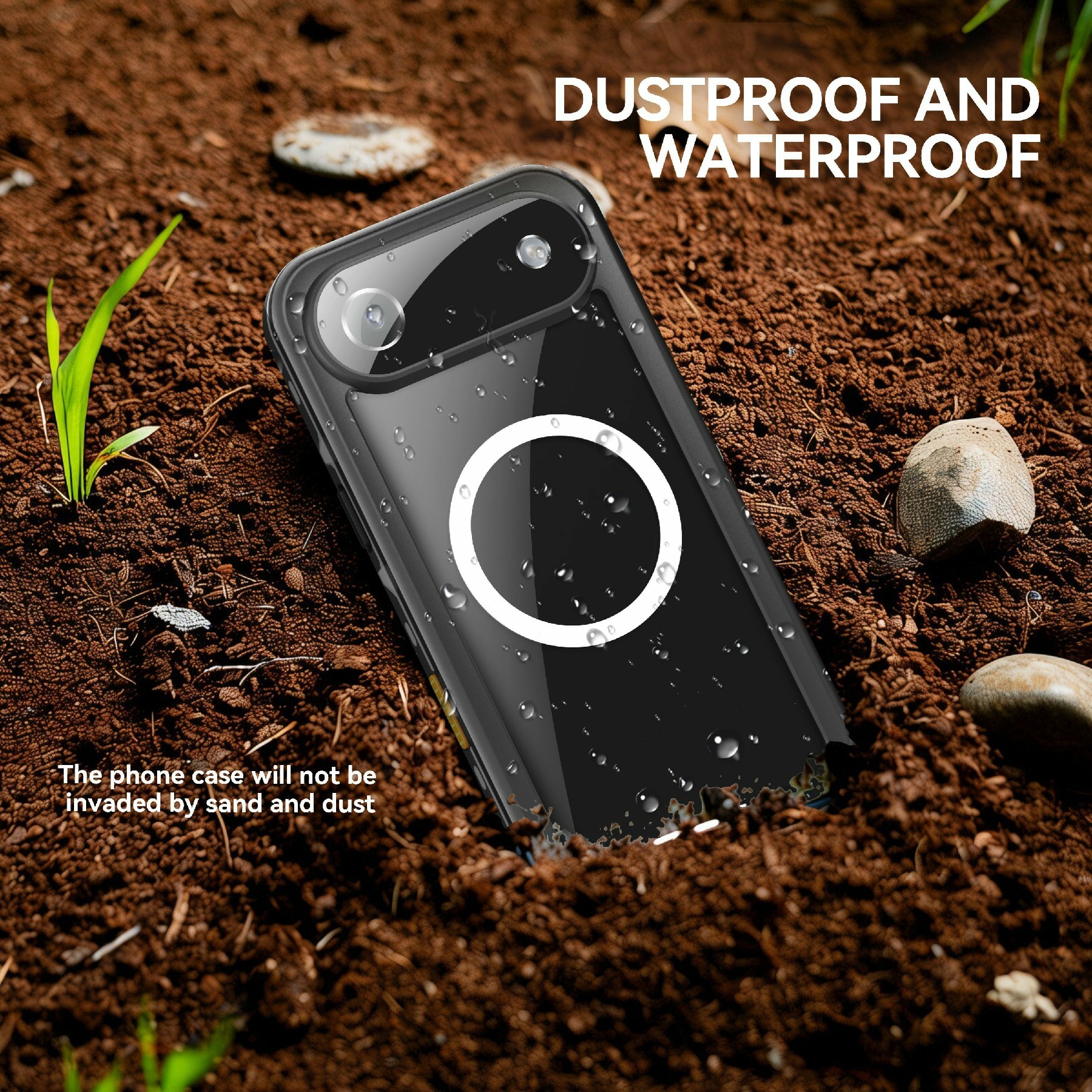 iPhone 17 Air Waterproof Case Transparent