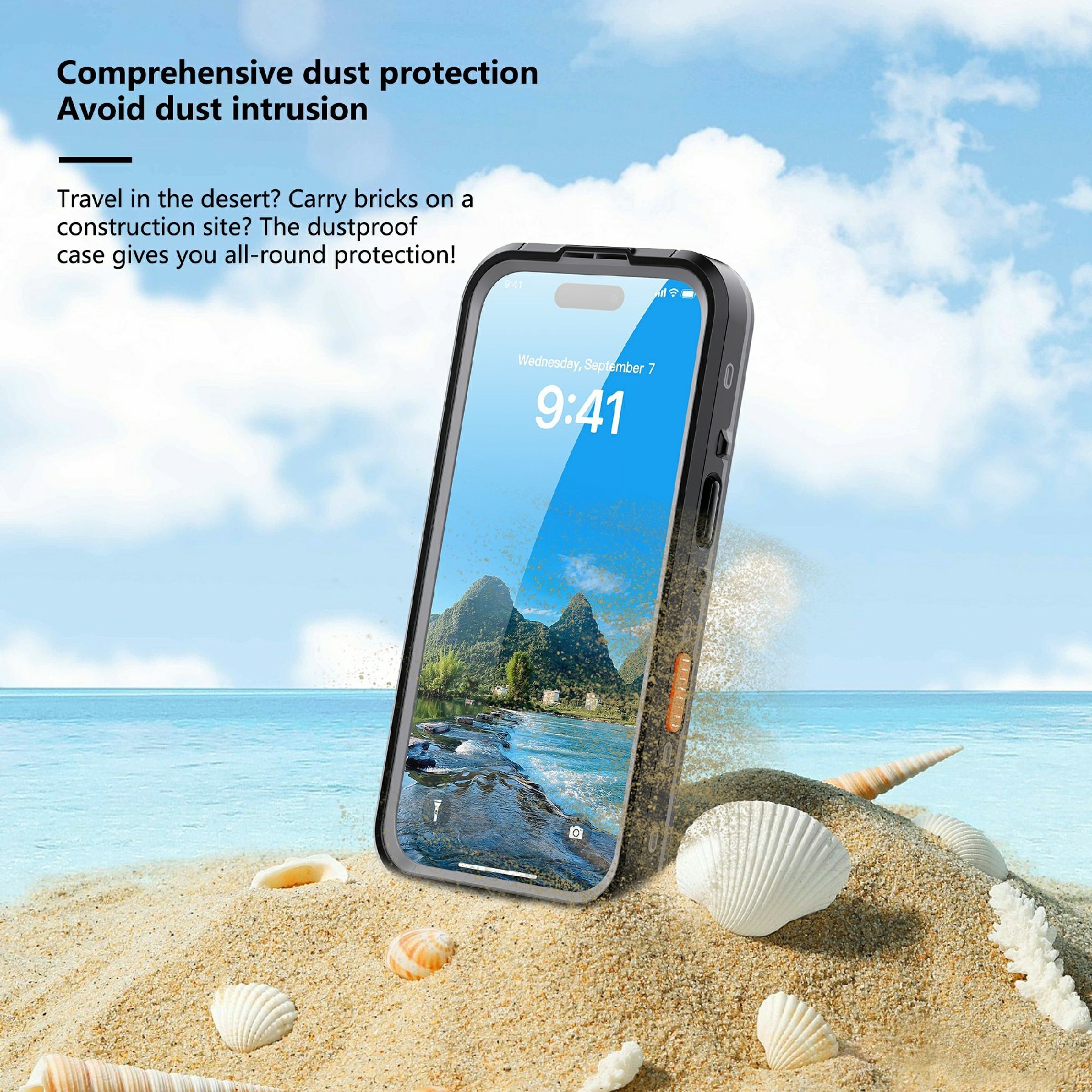 iPhone 17 Pro Waterproof Case Transparent