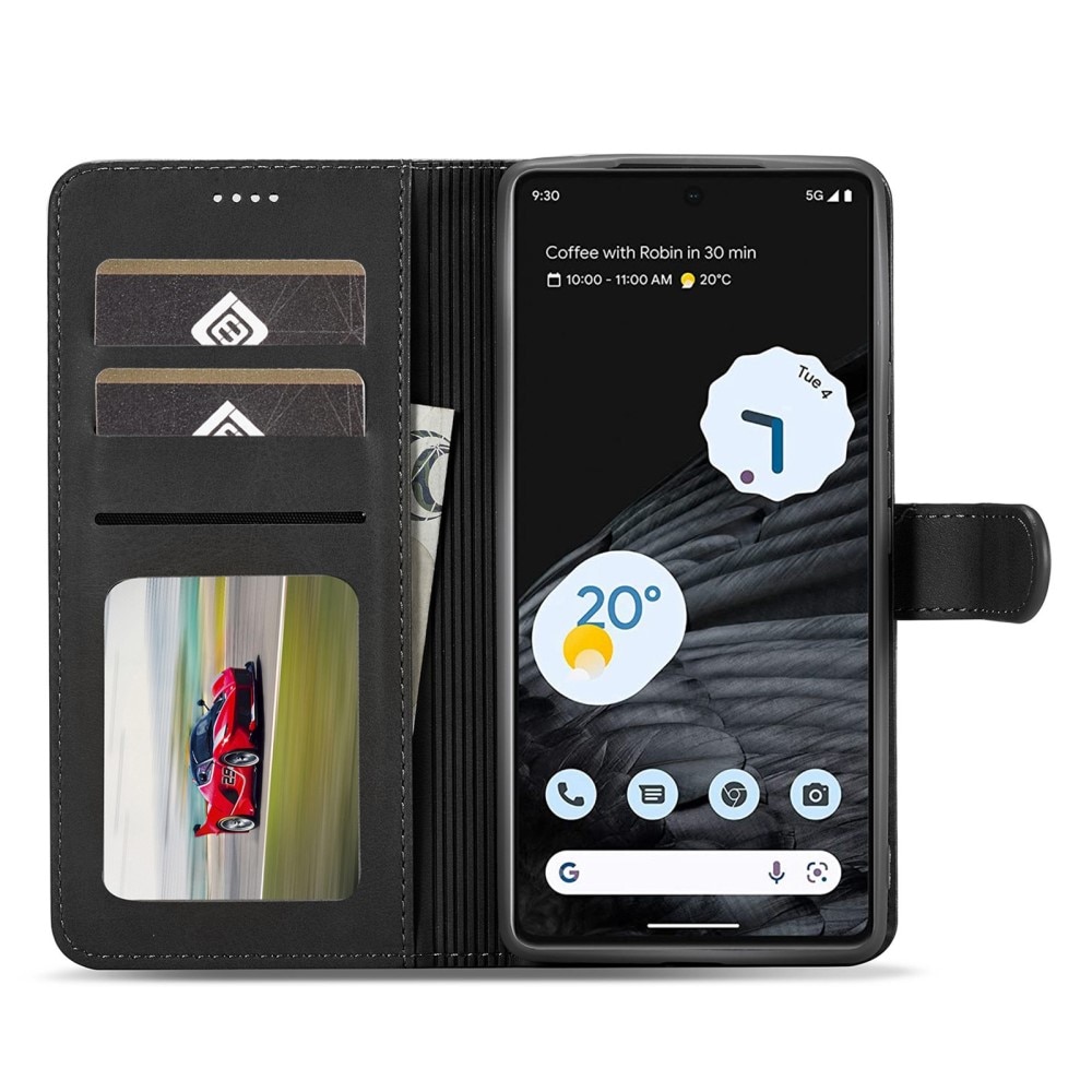 Google Pixel 7 Pro Wallet Case Black