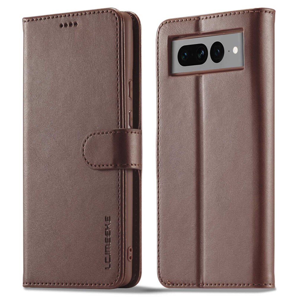 Google Pixel 7 Pro Wallet Case Brown