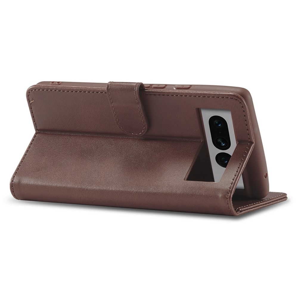 Google Pixel 7 Pro Wallet Case Brown