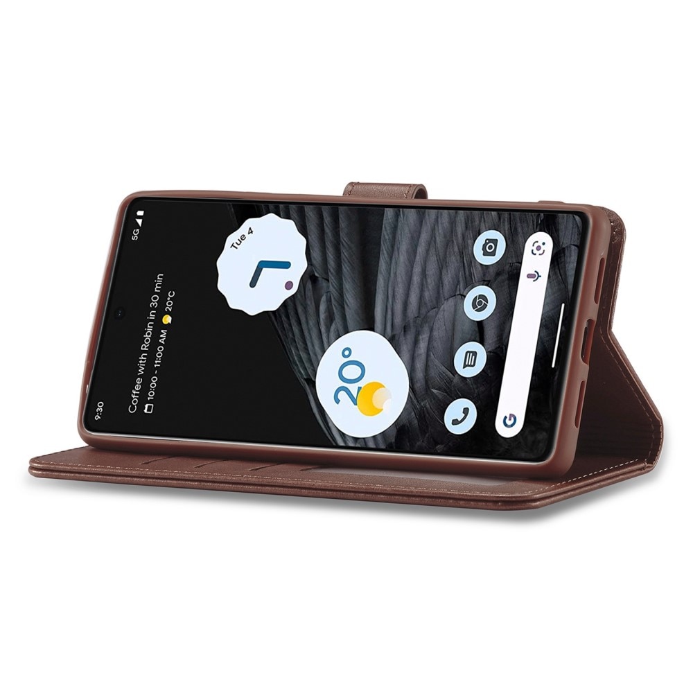 Google Pixel 7 Pro Wallet Case Brown