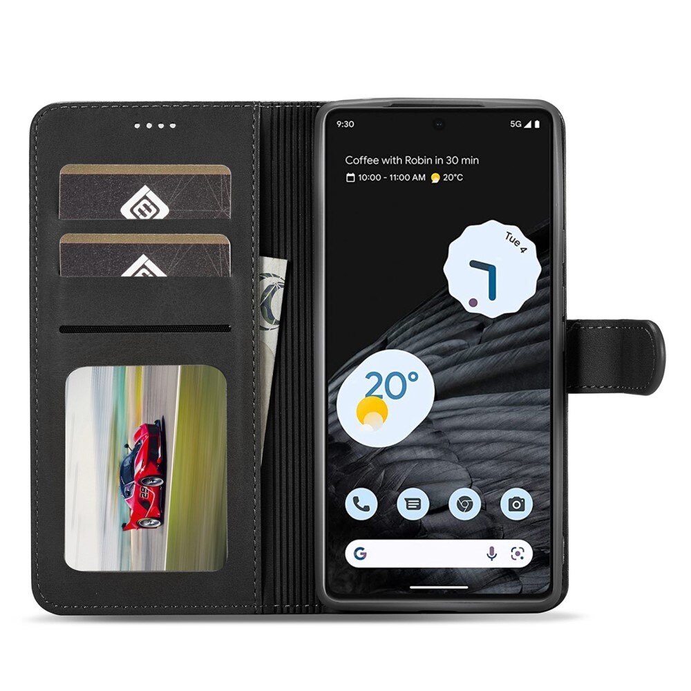 Google Pixel 7 Wallet Case Black