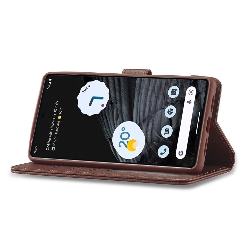 Google Pixel 7 Wallet Case Brown