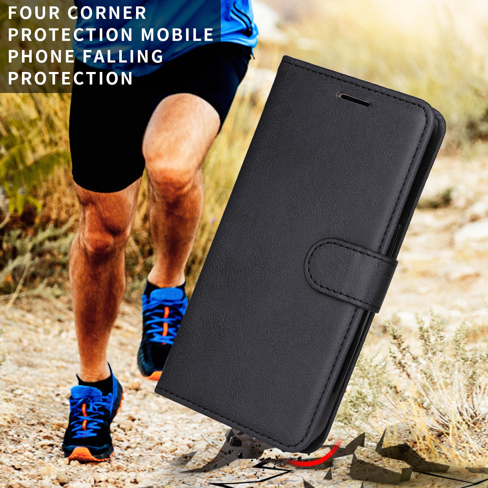 Xiaomi Redmi 15C Wallet Case Black