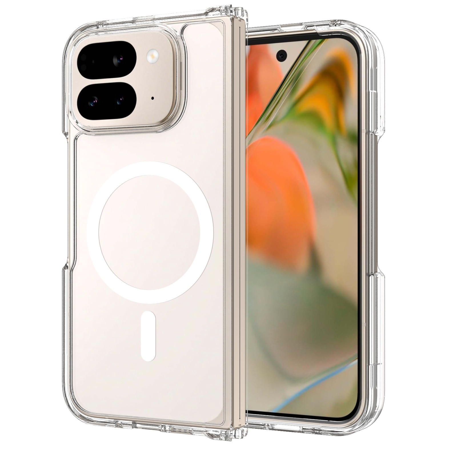 Hybrid Case MagSafe Google Pixel 10 Pro Fold Transparent