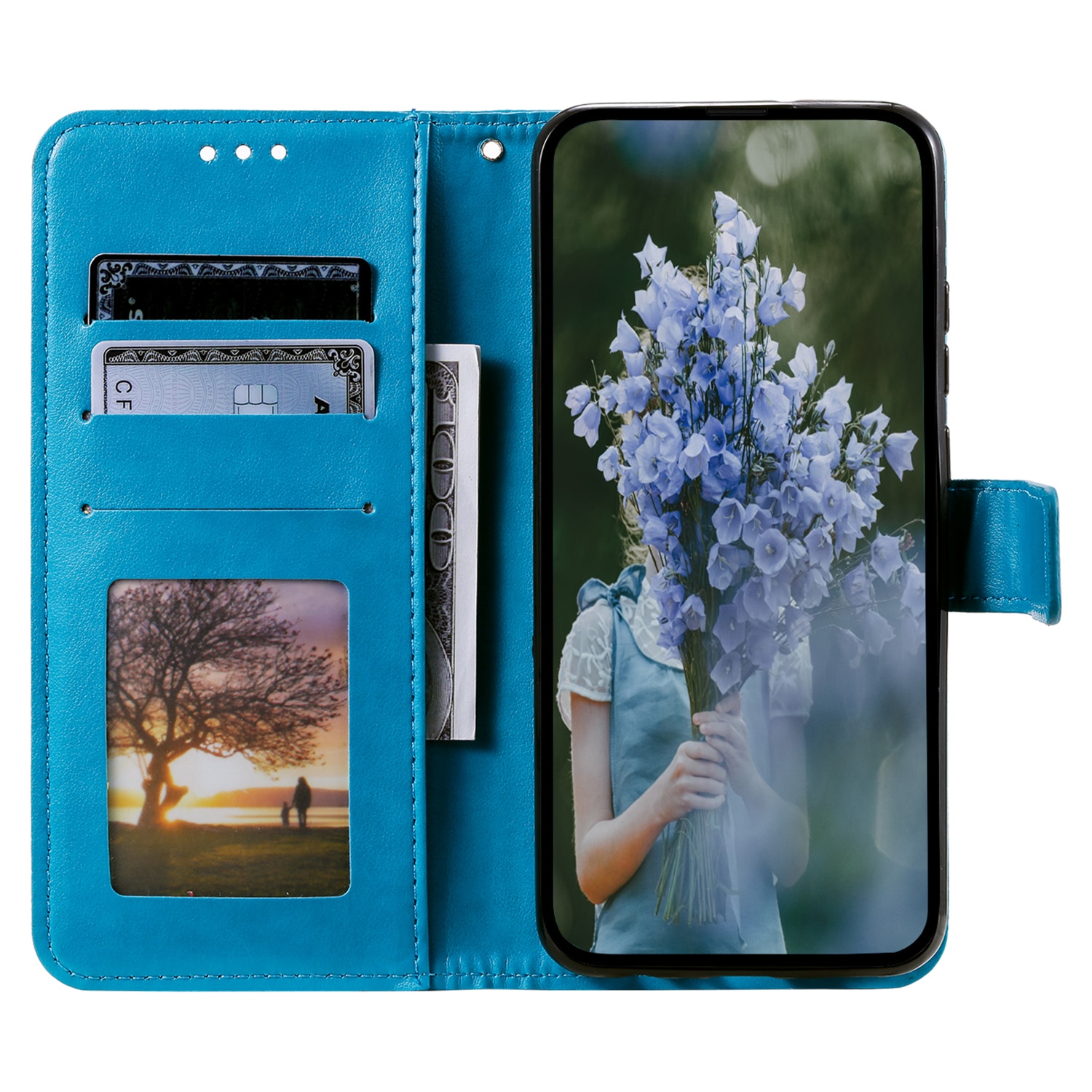 Xiaomi Redmi 15C Leather Cover Mandala Blue