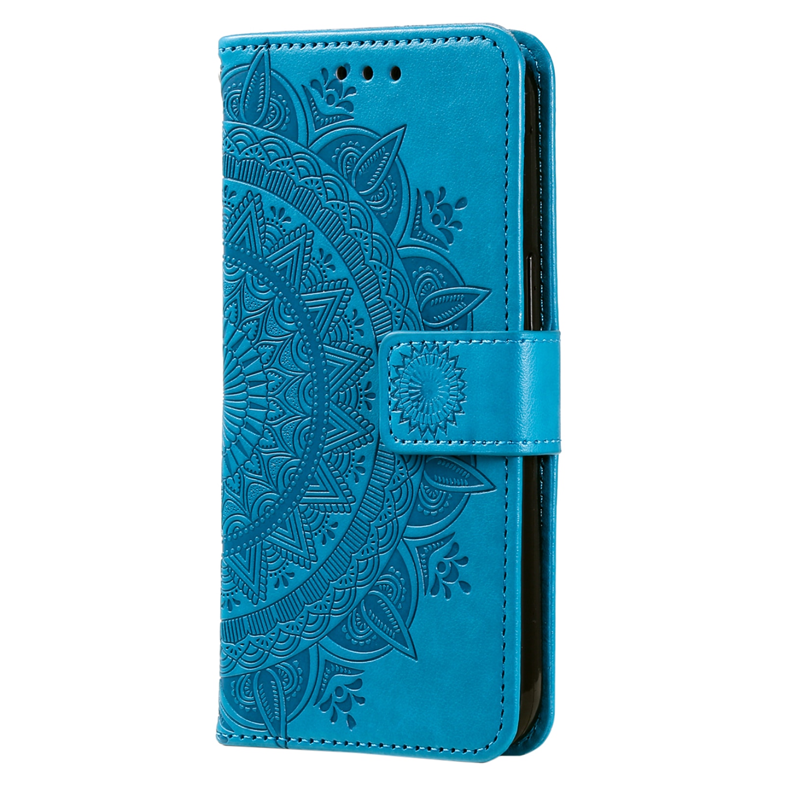 Xiaomi Redmi 15C Leather Cover Mandala Blue