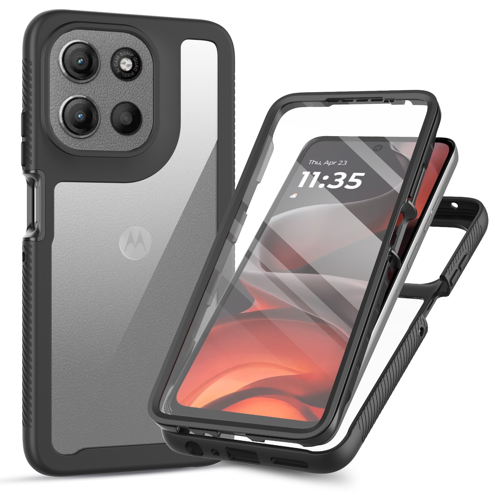 Motorola Moto G86 Full Protection Case Black