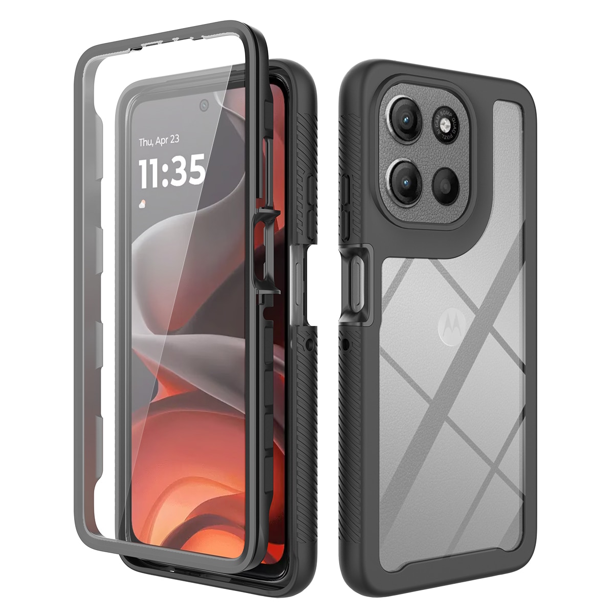 Motorola Moto G86 Full Protection Case Black