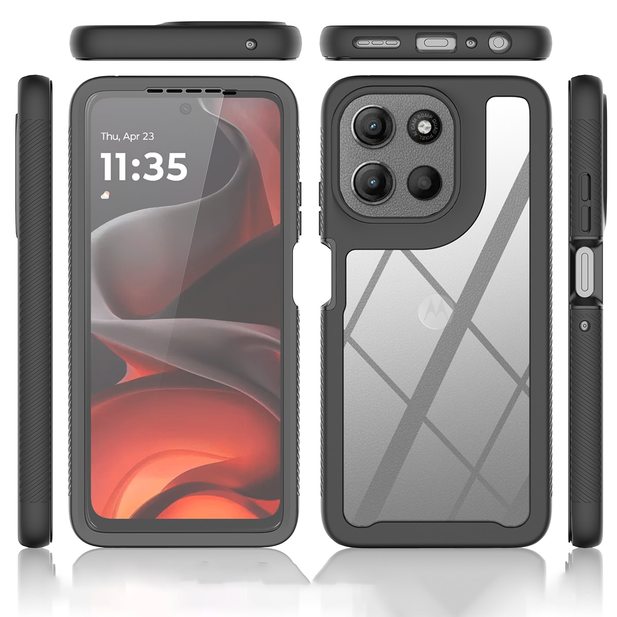 Motorola Moto G86 Full Protection Case Black