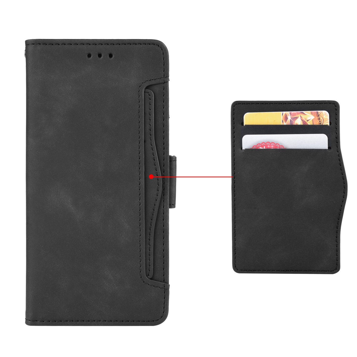  Fairphone 6 Multi Wallet Case Black