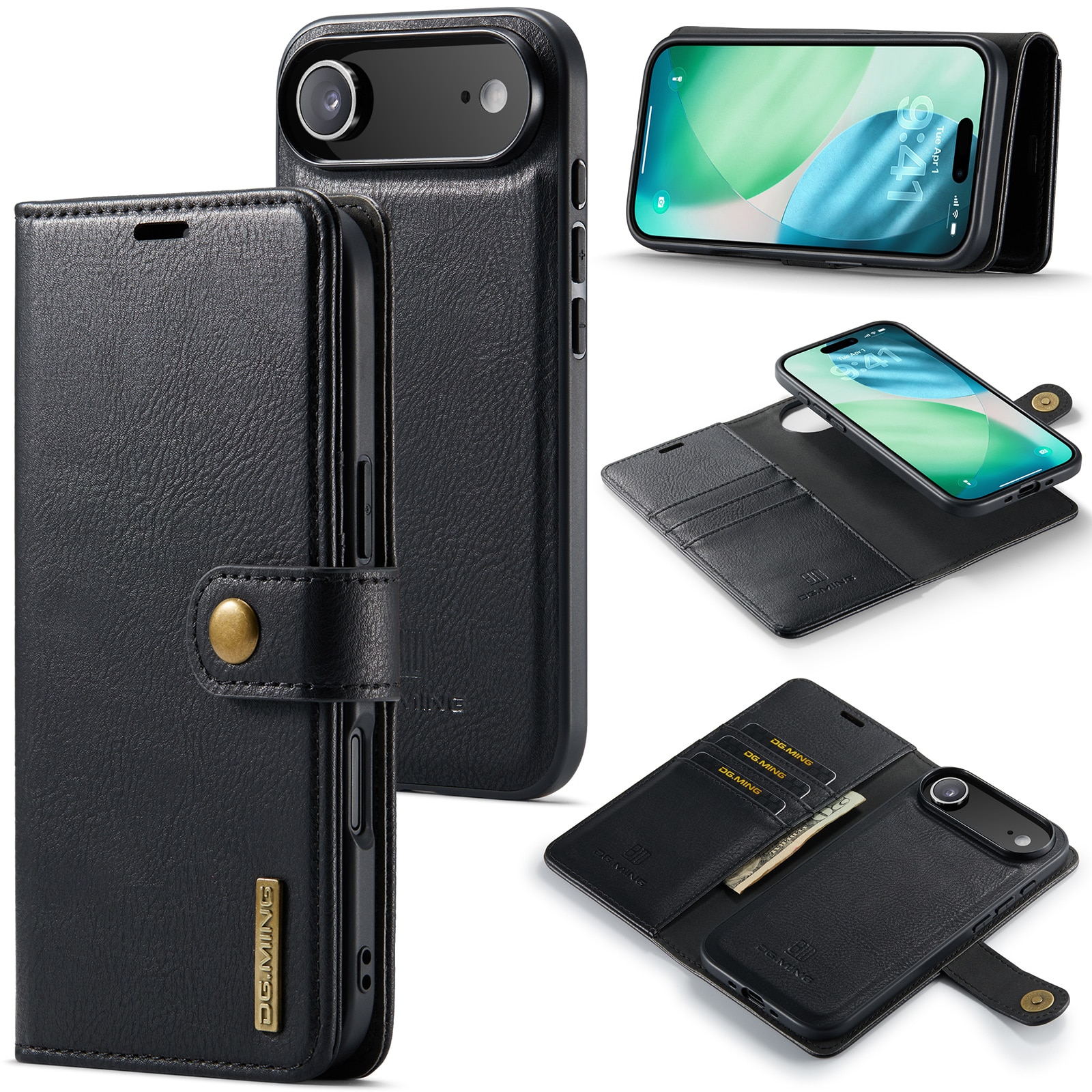 iPhone 17 Air Magnet Wallet Black