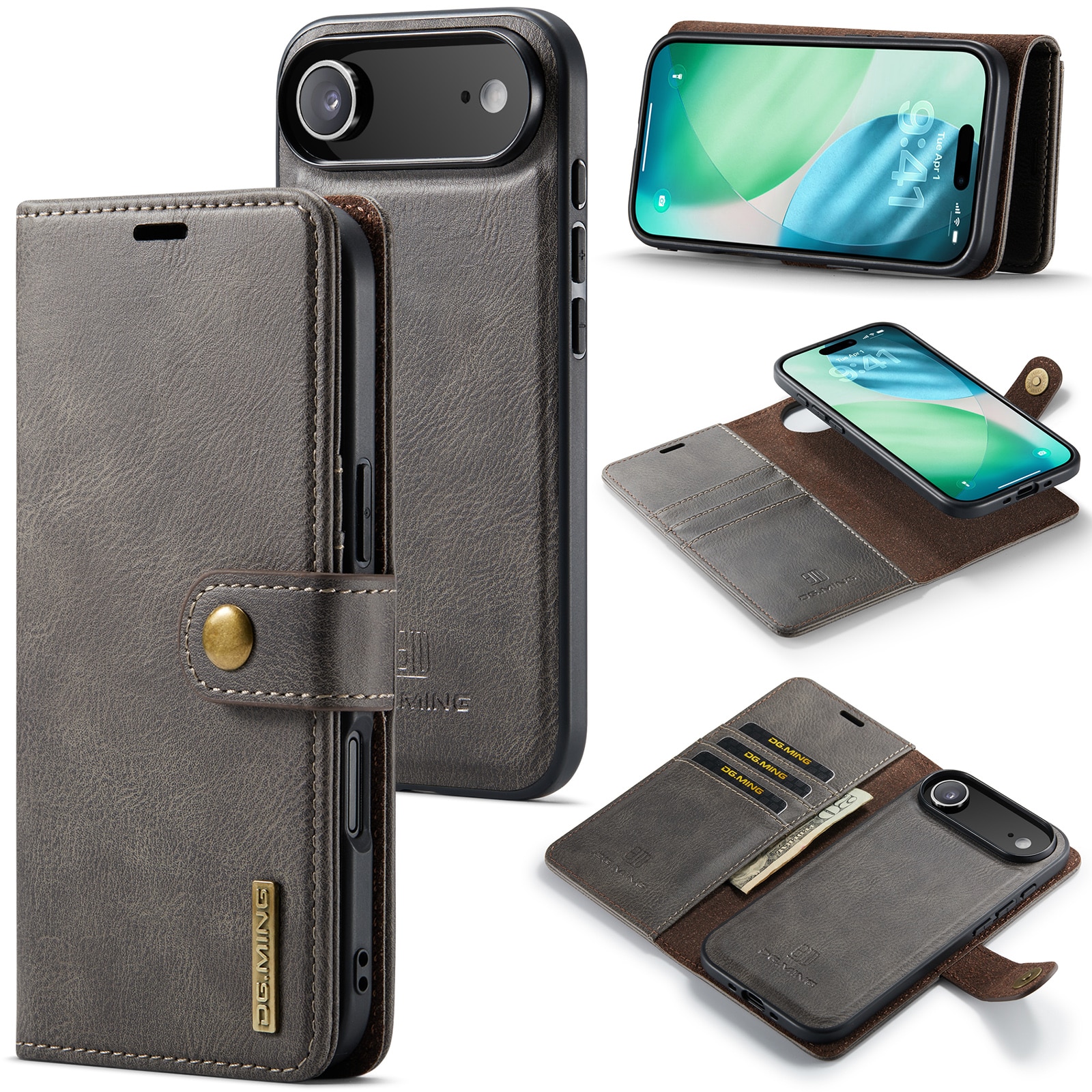 iPhone 17 Air Magnet Wallet Brown