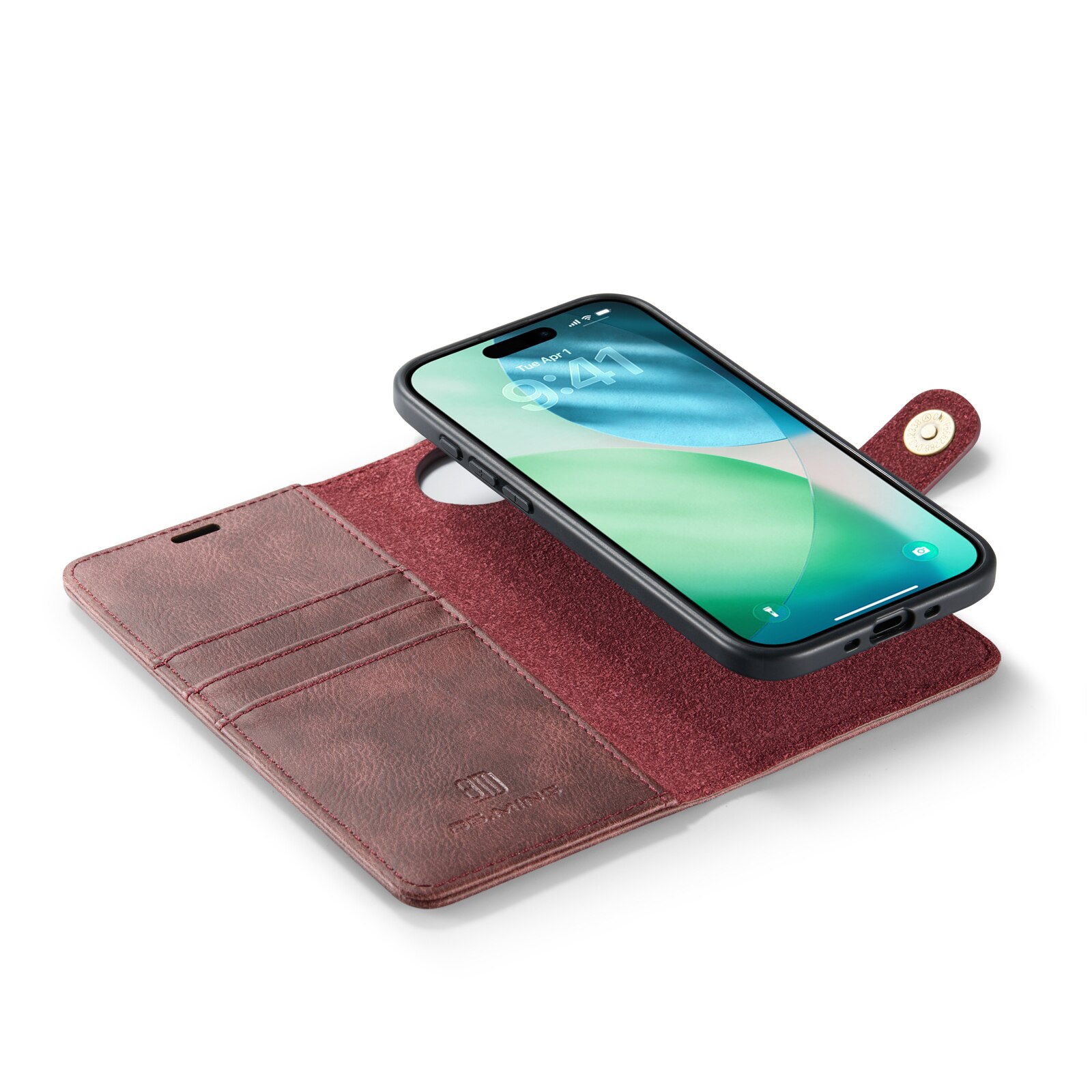 iPhone 17 Air Magnet Wallet Red