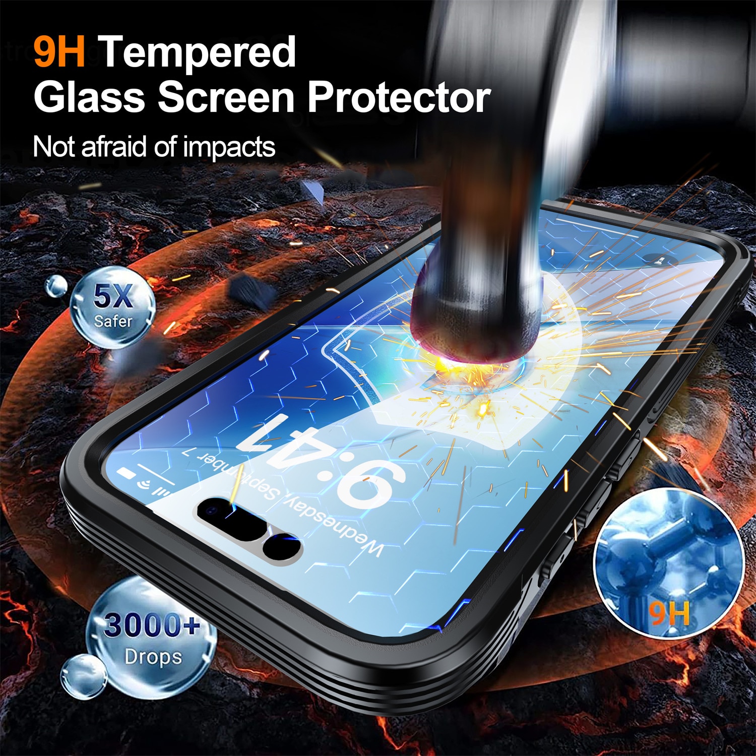 iPhone 17 Air Premium Full Protection Case Black