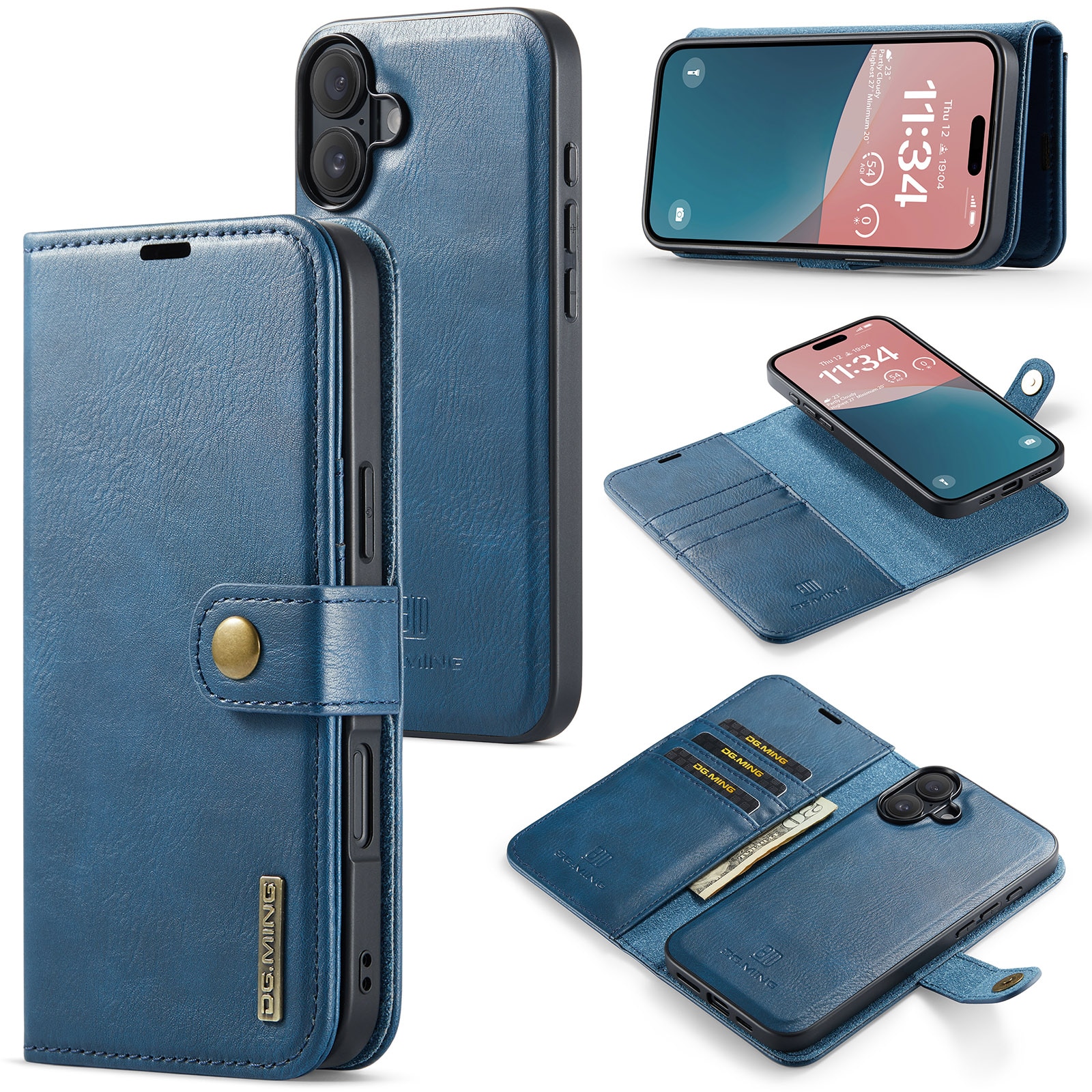 iPhone 17 Magnet Wallet Blue